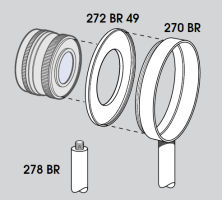 Holders for camera lenses and camera filter holders